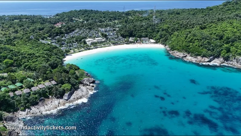 Beautiful beach at Coral Island Phuket