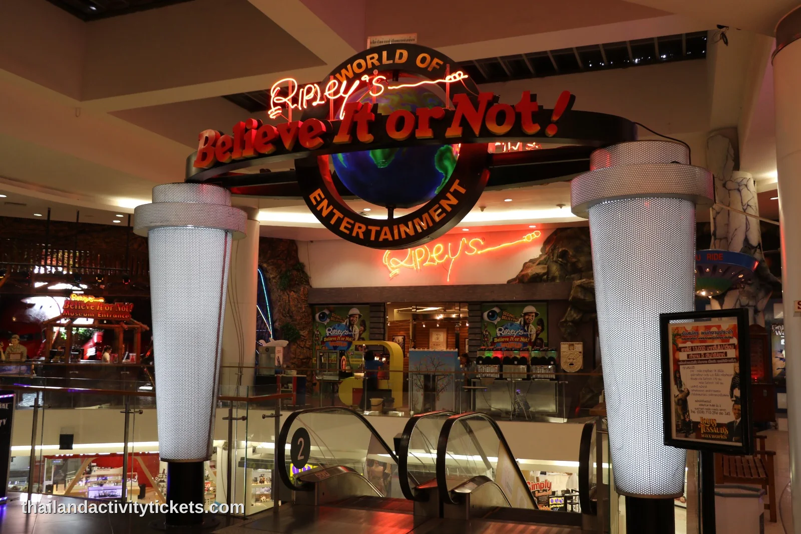 Ripley’s Believe It or Not Pattaya ticket entrance at Royal Garden Plaza Pattaya