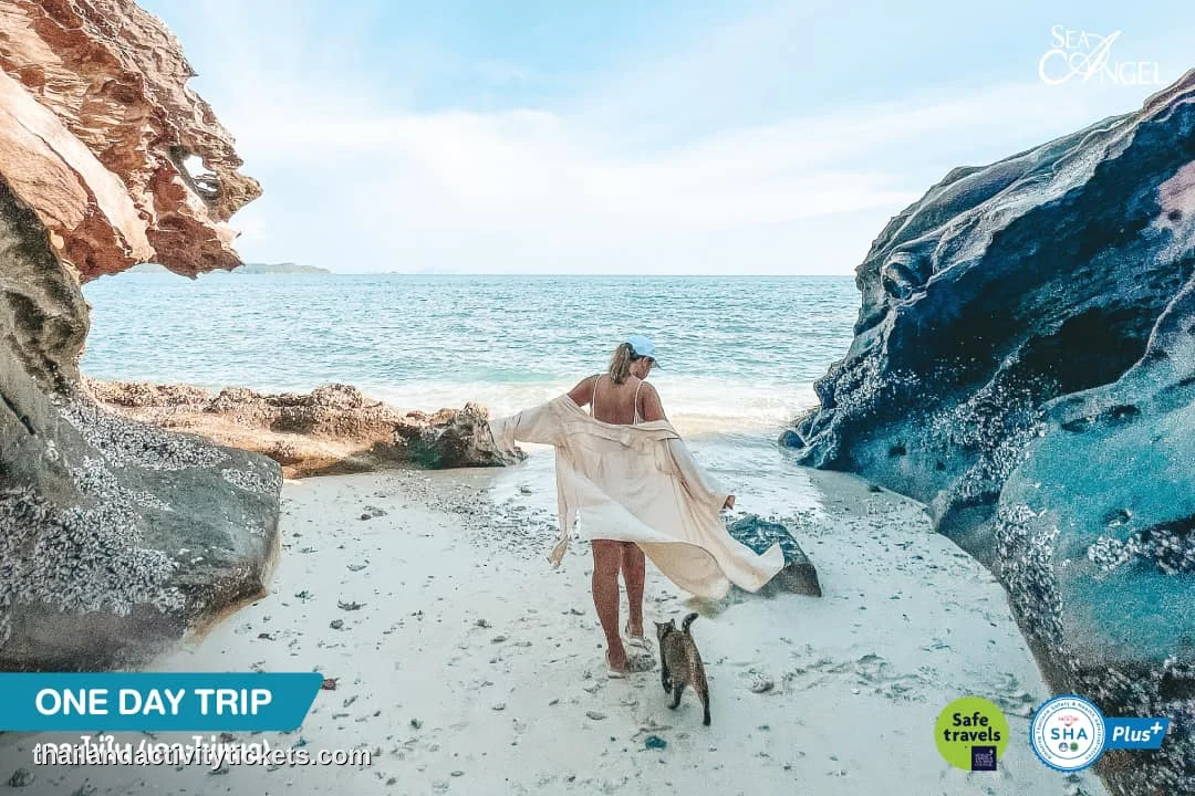 Scenic Andaman Sea cruise from Phuket to Phi Phi