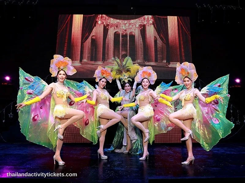 Ladyboy cabaret performance at Siam Dragon Show Chiang Mai