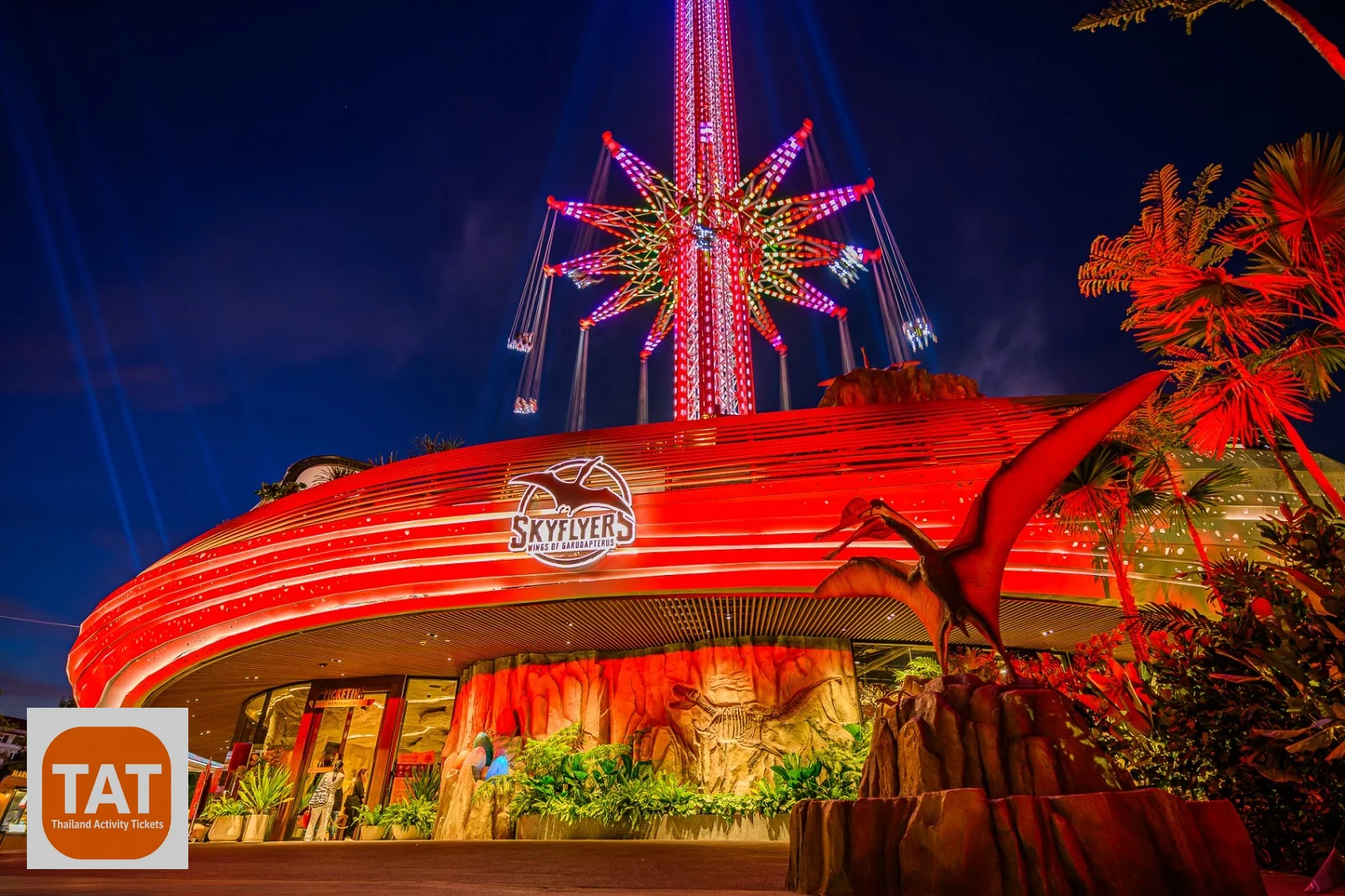 135-meter height view from Skyflyers Wings of Garudapterus