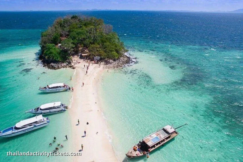 Tup Island Sandbar (Talay Waek) - Famous Krabi Island Hopping Attraction