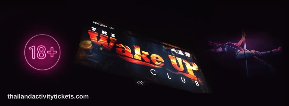 Wake Up Club Phuket live show performance with stage lighting and audience