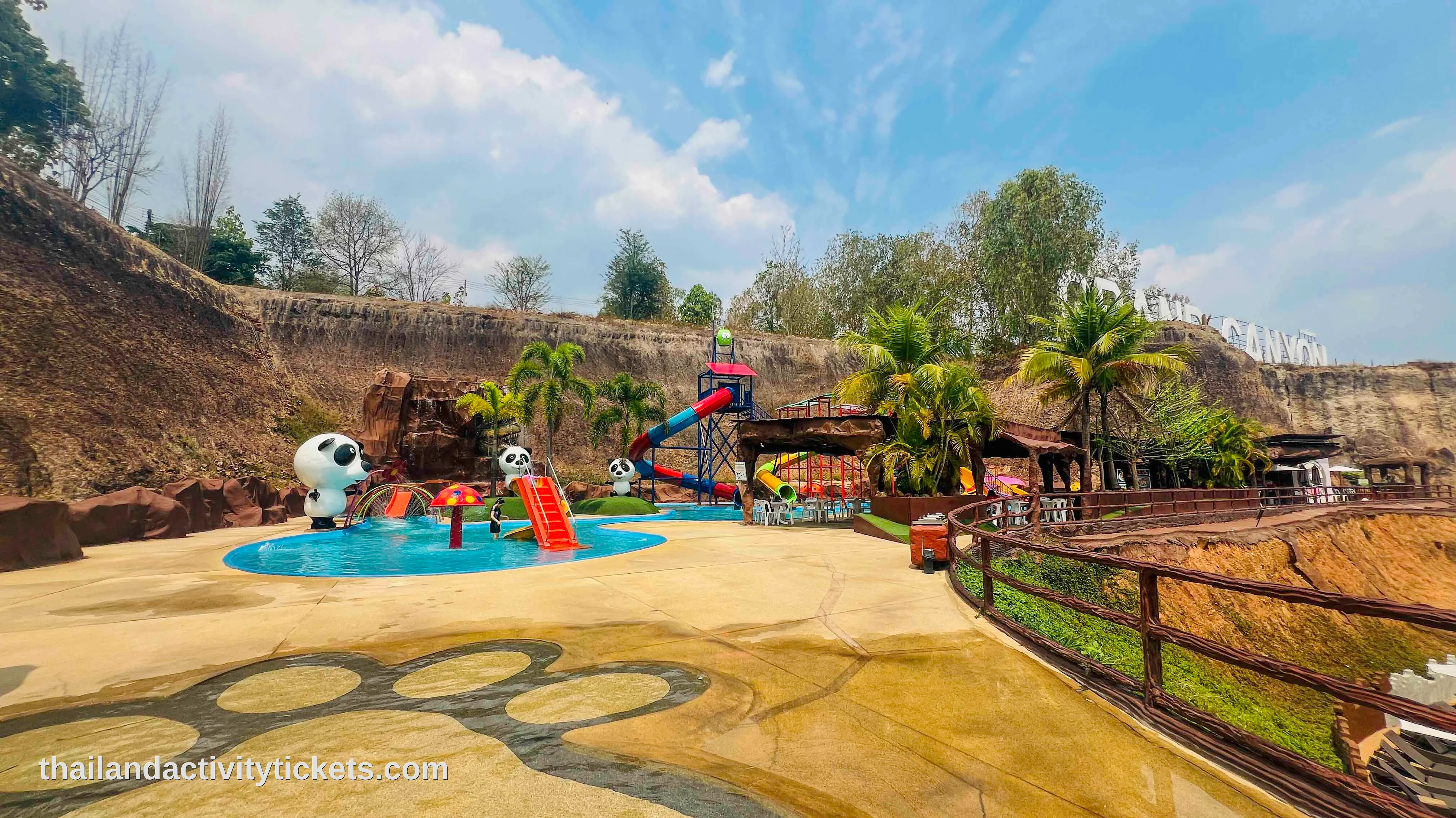 Kids zone waterpark family-friendly attractions Thailand